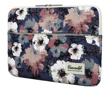 Etui na laptopa Canvaslife Sleeve Laptop 13-14" blue camellia